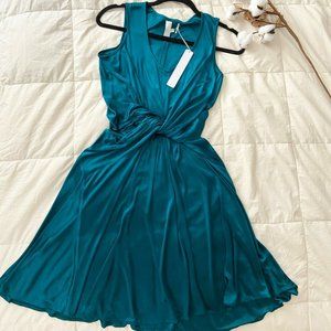 DOO.RI - $2K silky Jersey Front Knot bodycon dress